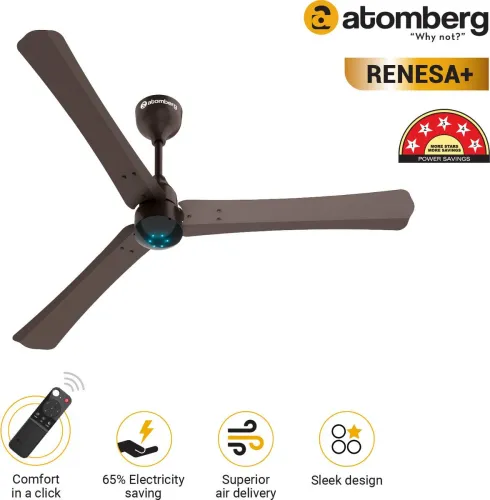 Image of Atomberg Renesa+ Ceiling Fan 5 Star 1200 mm