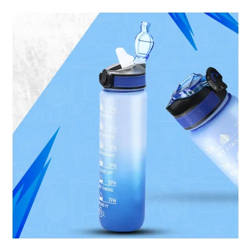 Image of Attro Dual-Color Motivational Sports Bottle