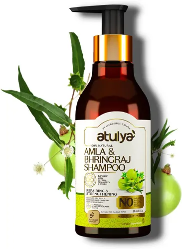 Image of Atulya Amla & Bhringraj Hair Cleanser/Shampoo 300ml