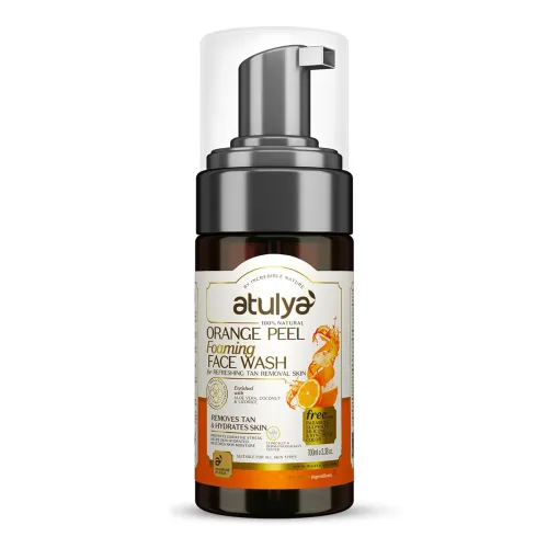 Image of Atulya Orange Peel Foaming Face Wash 100ml