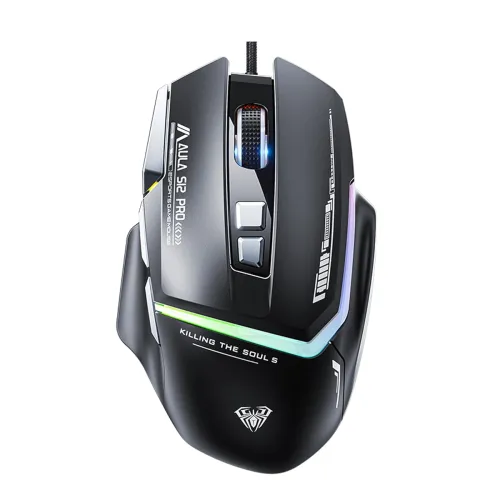 Image of AULA S12Pro Wired Gaming Mouse with RGB Lighting