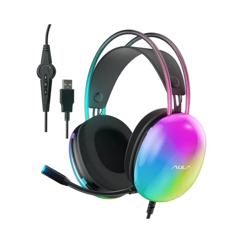 Image of AULA S505 Wired Gaming Headphones