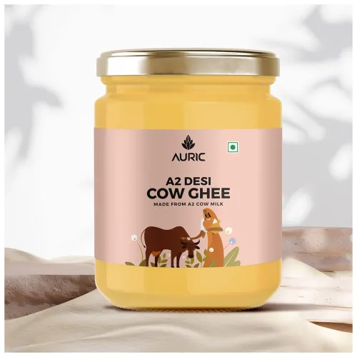 Image of Auric A2 Bilona Desi Cow Ghee 500 ml