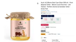 Auric A2 Bilona Desi Cow Ghee 500 ml