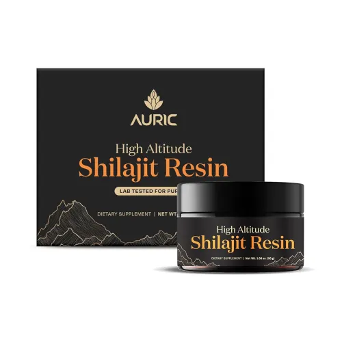 Image of Auric Lab Certified High Altitude Shilajit/Shilajeet Resin 30g | 75% Fulvic Acid + Humic Acid |