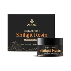 Auric Lab Certified High Altitude Shilajit/Shilajeet Resin 30g
