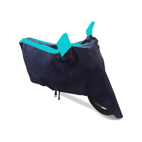Image of Auto Pearl-Cyan Blue Bike Cover with Carry Bag