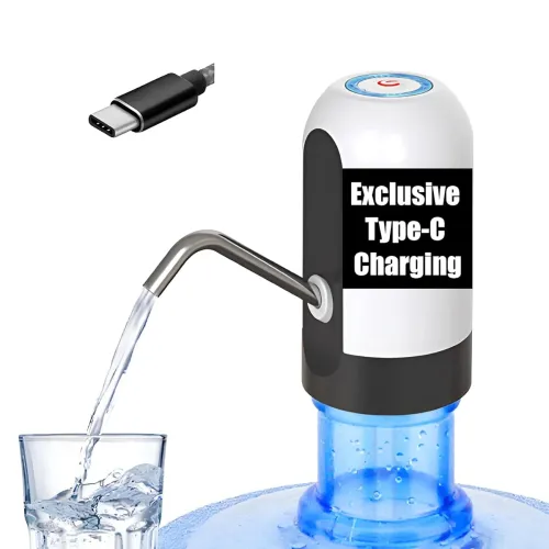 Image of Automatic Wireless Water Can Dispenser Pump for 20 Litre Bottle, Type-C Rechargeable