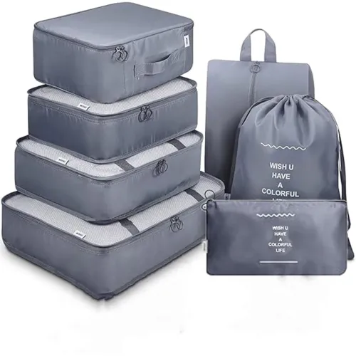 Image of AVENUX 7pcs Set Travel Organizer Laundry Bag