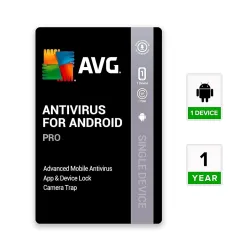 AVG AntiVirus Pro for Android | 1 Device 1 Year