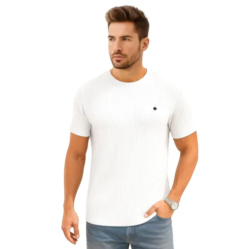 Image of AWG All Weather Gear Men’s Solid Waffle Knit Crew Neck T-Shirt