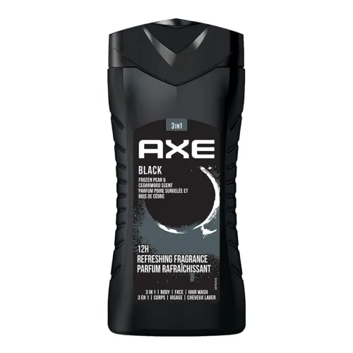 Image of Axe Black 3 In 1 Body, Face & Hair Wash For Men