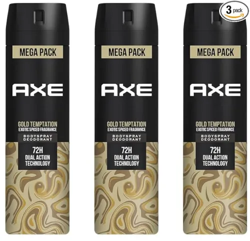 Image of Axe Gold Temptation Deo 215ml*3