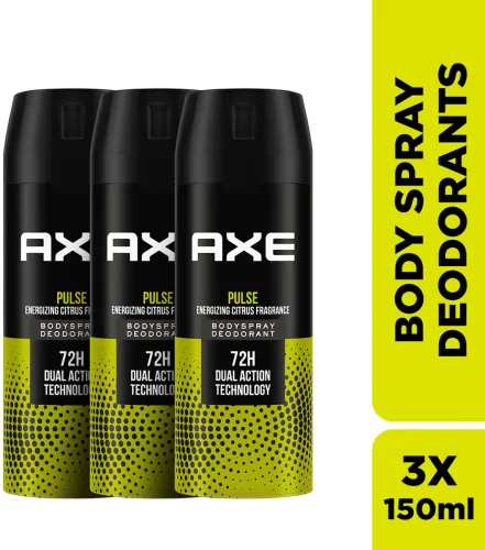 Image of AXE Pulse-Body Spray Body Spray (150ml*3)
