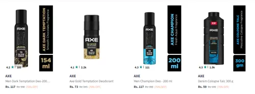 Image of AXE Signature: Minimum 70% Discount