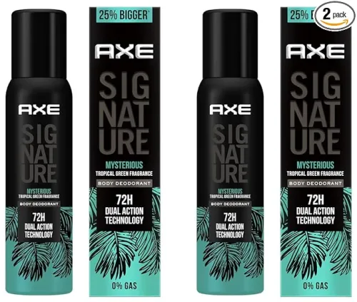 Image of AXE Signature Mysterious Tropical Green No Gas Deodorant Bodyspray 
