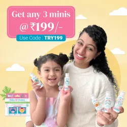 Baby Chakra Sample store: Get any 3 minis @ ₹199 / Get any 5 minis @ ₹299