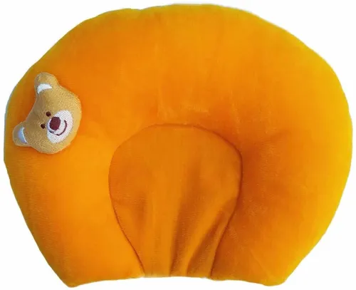 Image of Baby Desire Mustard Seeds Solid Baby Pillow - Pack of 1 (Yellow)