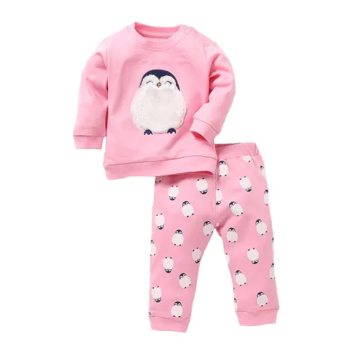 Image of BABY GO Full Sleeves Designer T-Shirt and Pyjama Set for Baby Boys