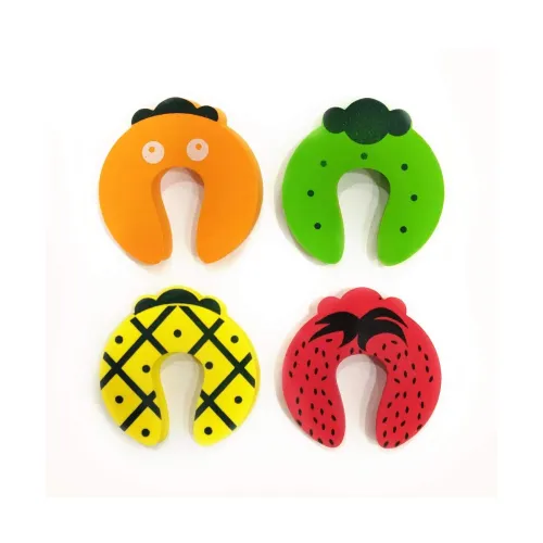 Image of BabySafeHouse Fruit-Shaped Door Guards Pack of 4