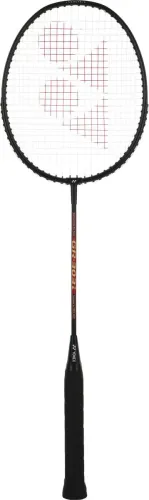 Image of YONEX GR 303i Black, Red Strung Badminton Racquet
