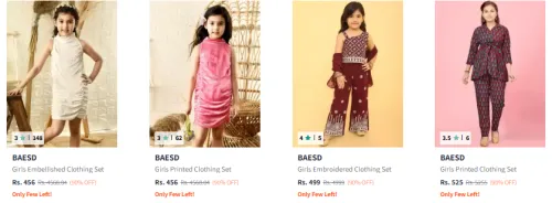Image of BAESD Girls Clothing Set Flat 90% Discount