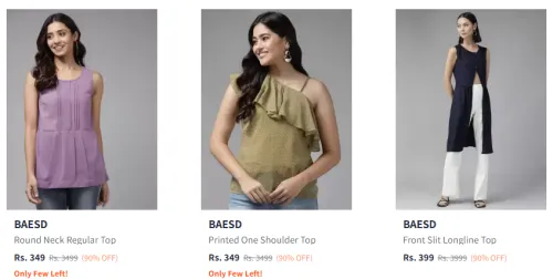 Image of BAESD Women's Top at Minimum 90% Discount