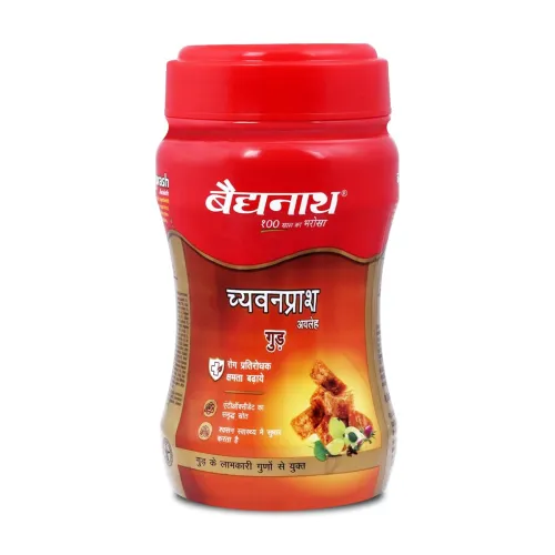 Image of Baidyanath Jaggery Chyawanprash 750gm (Pack of 1)- Enriched with Amla and Pure Desi Ghee