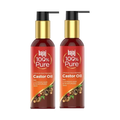 Image of Bajaj 100% Pure Castor Oil 200ml(Pack of 2)