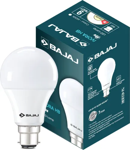 Image of BAJAJ 9 W Basic Round B22 LED Bulb (White)