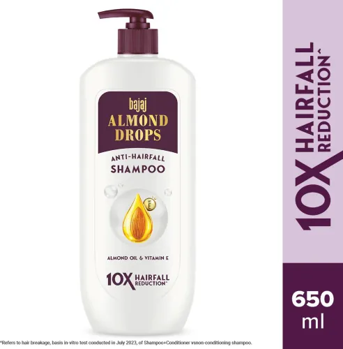 Image of Bajaj Almond Drops Anti Hairfall Shampoo 650ml