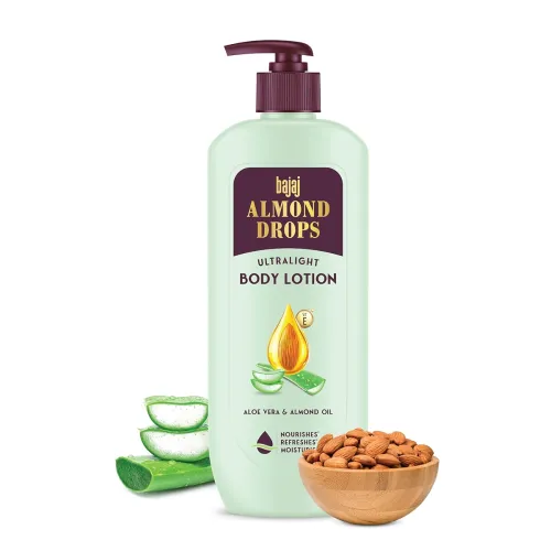 Image of Bajaj Almond Drops Ultralight Body Lotion 