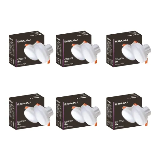 Image of Bajaj Celesta LED Downlight Pack of 6
