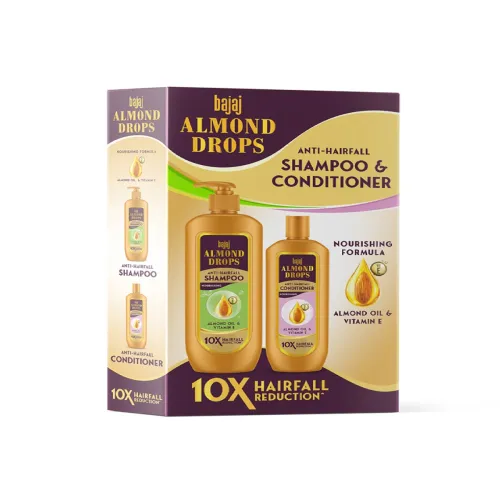 Image of BAJAJ CONSUMER CARE Almond Drops Anti-Hairfall Combo
