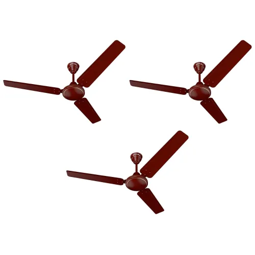 Image of Bajaj Frore 1200mm Ceiling Fan (Pack of 3, Brown) 