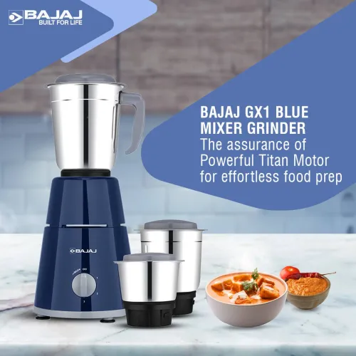 Image of BAJAJ GX 1 500 W Juicer Mixer Grinder
