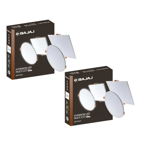 Image of Bajaj Hyperion LED Multi CCT Panel 10W Round * pack of 2