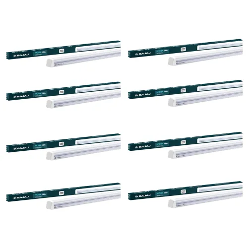 Image of Bajaj Ivora 20W LED Tube Light (Pack of 8, Cool Day) 