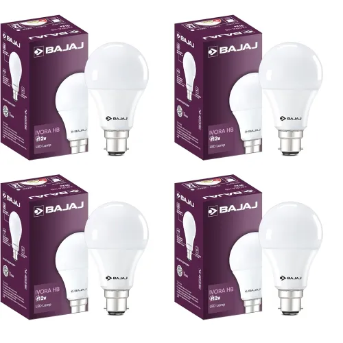 Image of Bajaj Ivora HB LED Lamp 12W CDL B22 | Energy Efficient | Short CIRcuit & Open CIRcuit Protection |