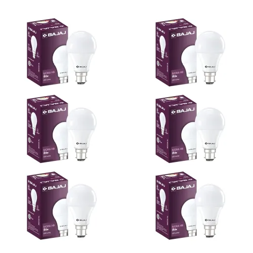 Image of Bajaj Ivora HB LED Lamp 12W CDL B22, Pack of 6