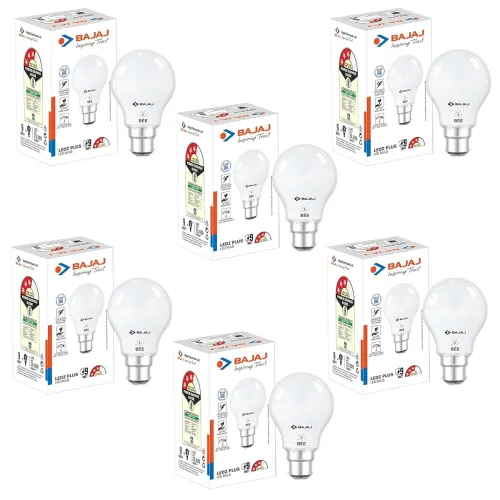Image of Bajaj Ivora HB LED Lamp 9W 6500K B22 Pack of 6