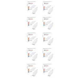 Bajaj IVORA LED Panel 9W NDL Natual Daylight Round (Pack of 10)