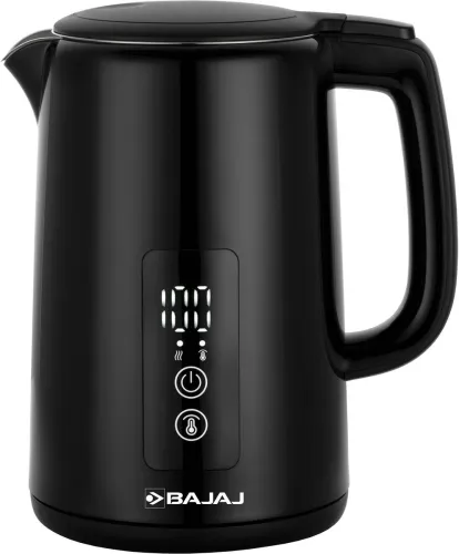 Image of BAJAJ KTP 1.5 Digital Electric Kettle (1.5 L, Black)