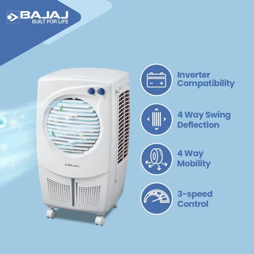 Image of Bajaj PX25 Torque Personal Air Cooler 24L For Home | Cooler For Room | Inverter Compatible |