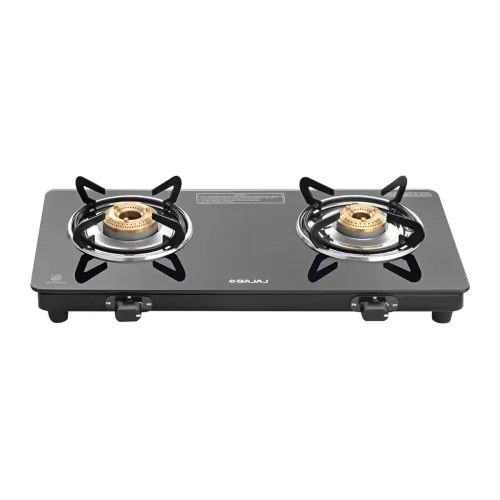 Image of Bajaj UCX 2 Burner Slim Glass Top Gas Stove