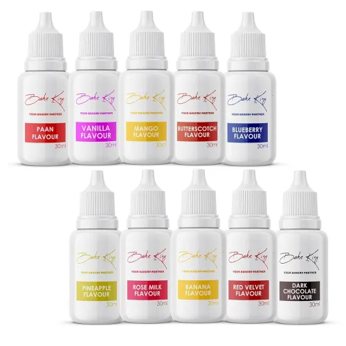 Image of BAKE KING Combo of 10 Food Flavour Essences- 30 ML Each