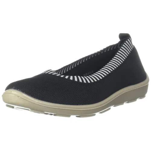 Image of Bata Women Knit Belly Black Casual Shoes