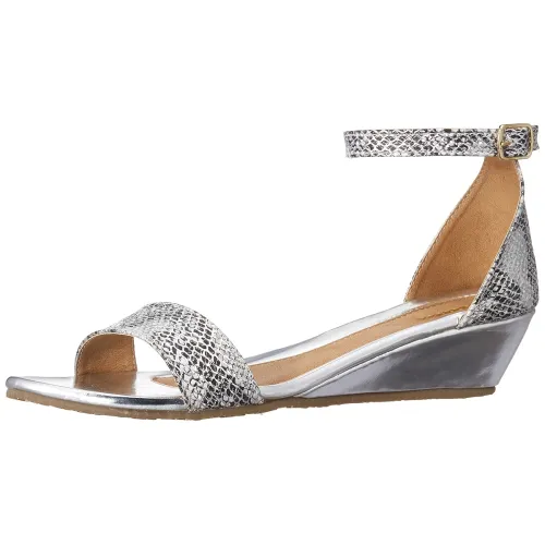 Image of Bata Women's Duffy Silver Fashion Sandals