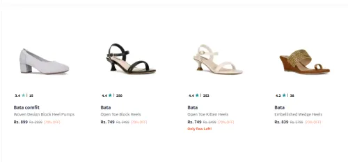 Image of Bata Women's Footwear Minimum 70% Discount