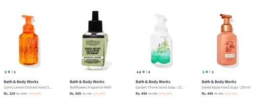 Image of Bath & Body Works Personal Care Product Starting At @₹329